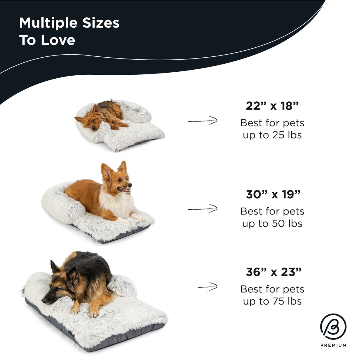 BEST FRIENDS BY SHERI Nap Crate Dog Mat, Frost, Medium