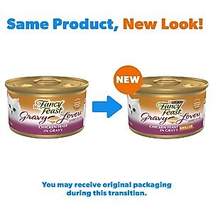 Fancy Feast Gravy Lovers Chicken Feast in Grilled Chicken Flavor Gravy Canned Cat Food, 3-oz, case of 24