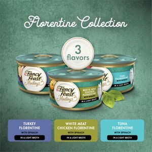 Fancy Feast Medleys Florentine Collection Pack Canned Cat Food, 3-oz, case of 12