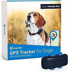 Tractive Dog & Cat GPS Tracker, Midnight Blue