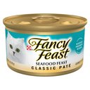 Fancy Feast Classic Seafood Feast Canned Cat Food, 3-oz, case of 24