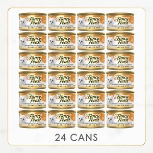 Fancy Feast Classic Tender Liver & Chicken Feast Canned Cat Food, 3-oz, case of 24
