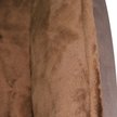 HappyCare Textiles Fleece Plush Sofa Bed & Furniture Protector, Brown