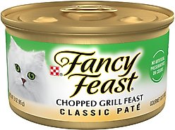 Fancy Feast Classic Chopped Grill Feast Canned Cat Food, 3-oz, case of 24