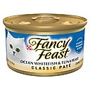 Fancy Feast Classic Ocean Whitefish & Tuna Feast Wet Cat Food, 3-oz, case of 24