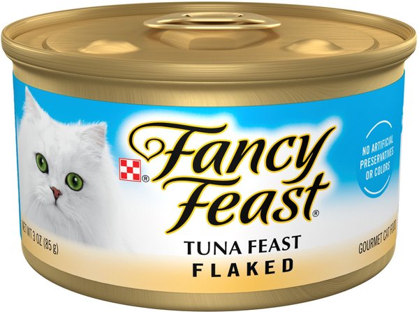 FANCY FEAST Flaked Tuna Feast Wet Cat Food 3 oz can case of 24 Chewy