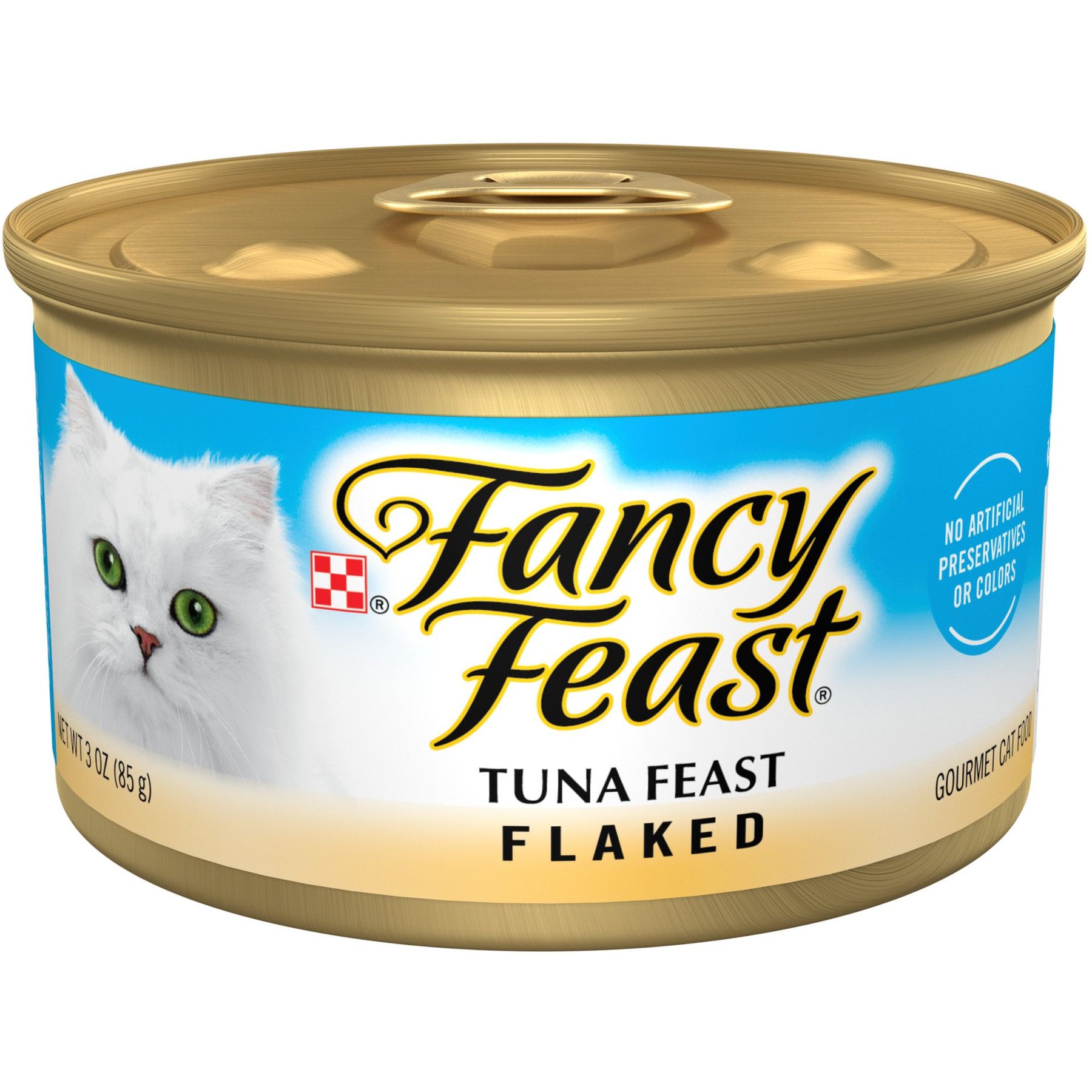 FANCY FEAST Flaked Tuna Feast Wet Cat Food 3 oz can case of