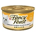 Fancy Feast Grilled Chicken & Beef Feast in Gravy Canned Cat Food, 3-oz, case of 24