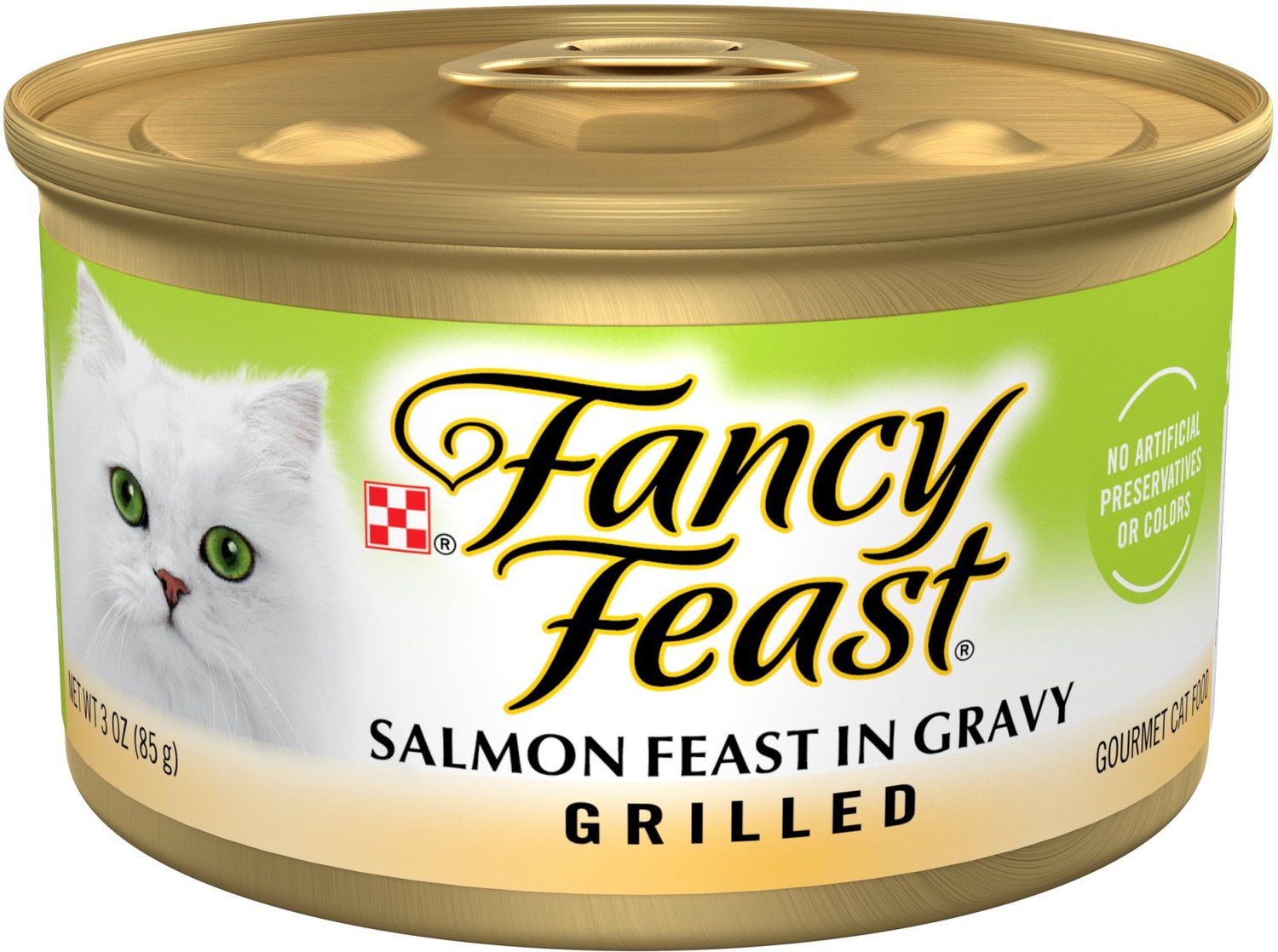 fancy feast grilled salmon feast in gravy canned cat food