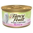 Fancy Feast Kitten Tender Turkey Feast Canned Cat Food, 3-oz, case of 24