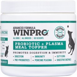 WINPRO Pet Pre+Probiotic Plasma Meal Topper Dog Supplement, 60 scoops