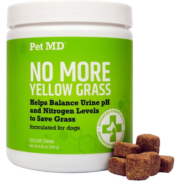 PET MD Lawn Urine Neutralizer Chews Dog Supplement, 120 count