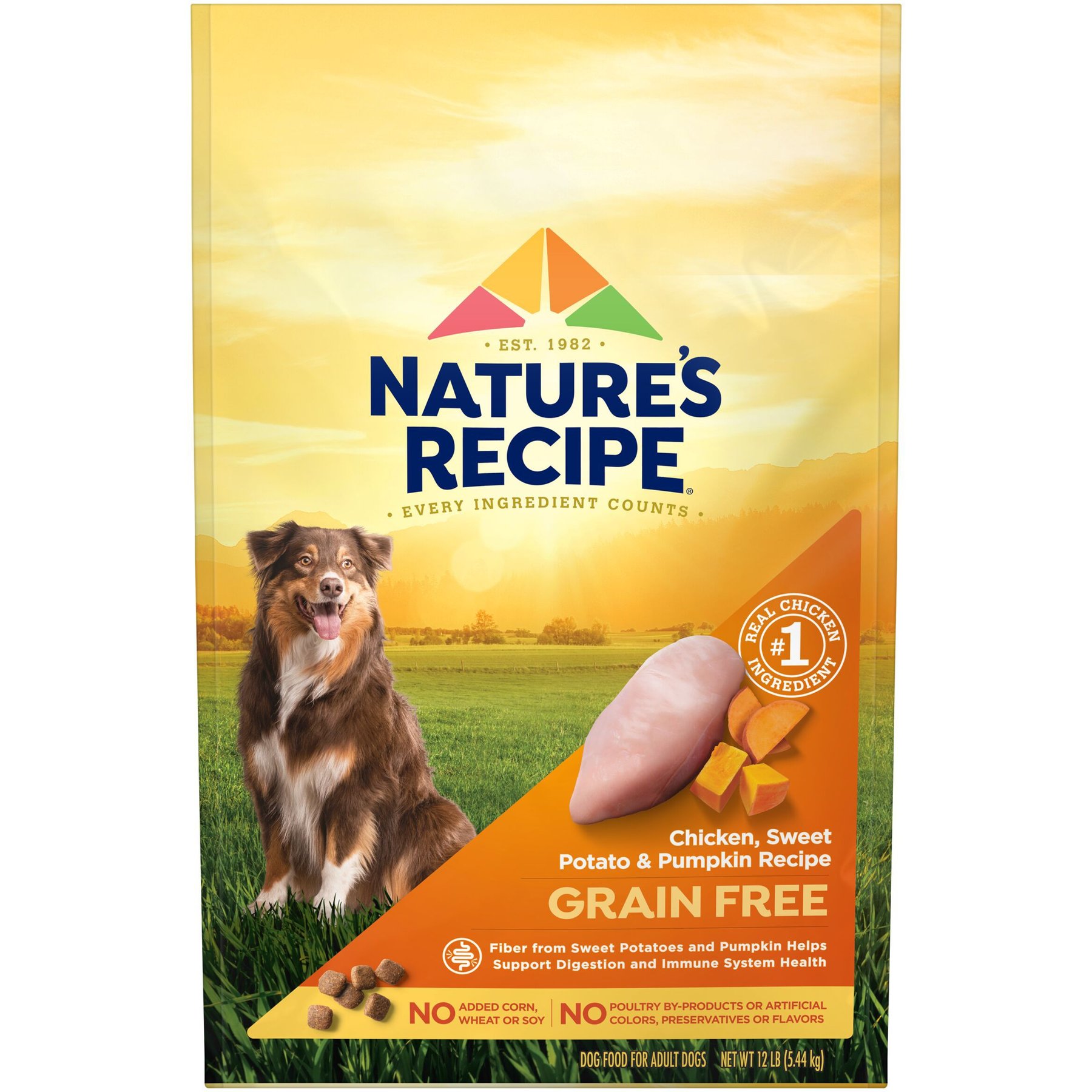 Add grain to shop grain free dog food