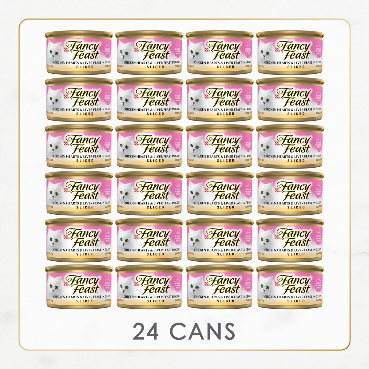 Fancy Feast Sliced Salmon & Chicken Feast in Gravy Canned Cat Food