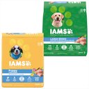 Iams Adult Large Breed Real Chicken + ProActive Health Smart Puppy Large Breed Dry Dog Food