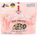 Primal Liver, Laugh, Love for Cats! Simply Pork Flavored Crunchy Cat Treats, 1.5-oz bag