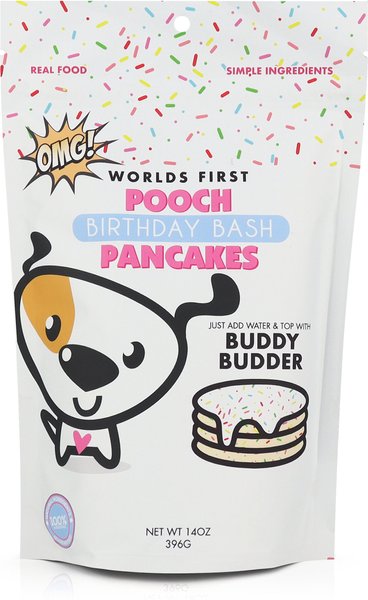 Bark Bistro Company Birthday Bash Buddy Budder Dog Treat, 17-oz Jar