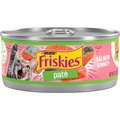 Friskies Pate Salmon Dinner Canned Cat Food, 5.5-oz, case of 24