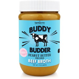 Bark Bistro Company Beef Broth Buddy Budder Dog Treat, 17-oz jar