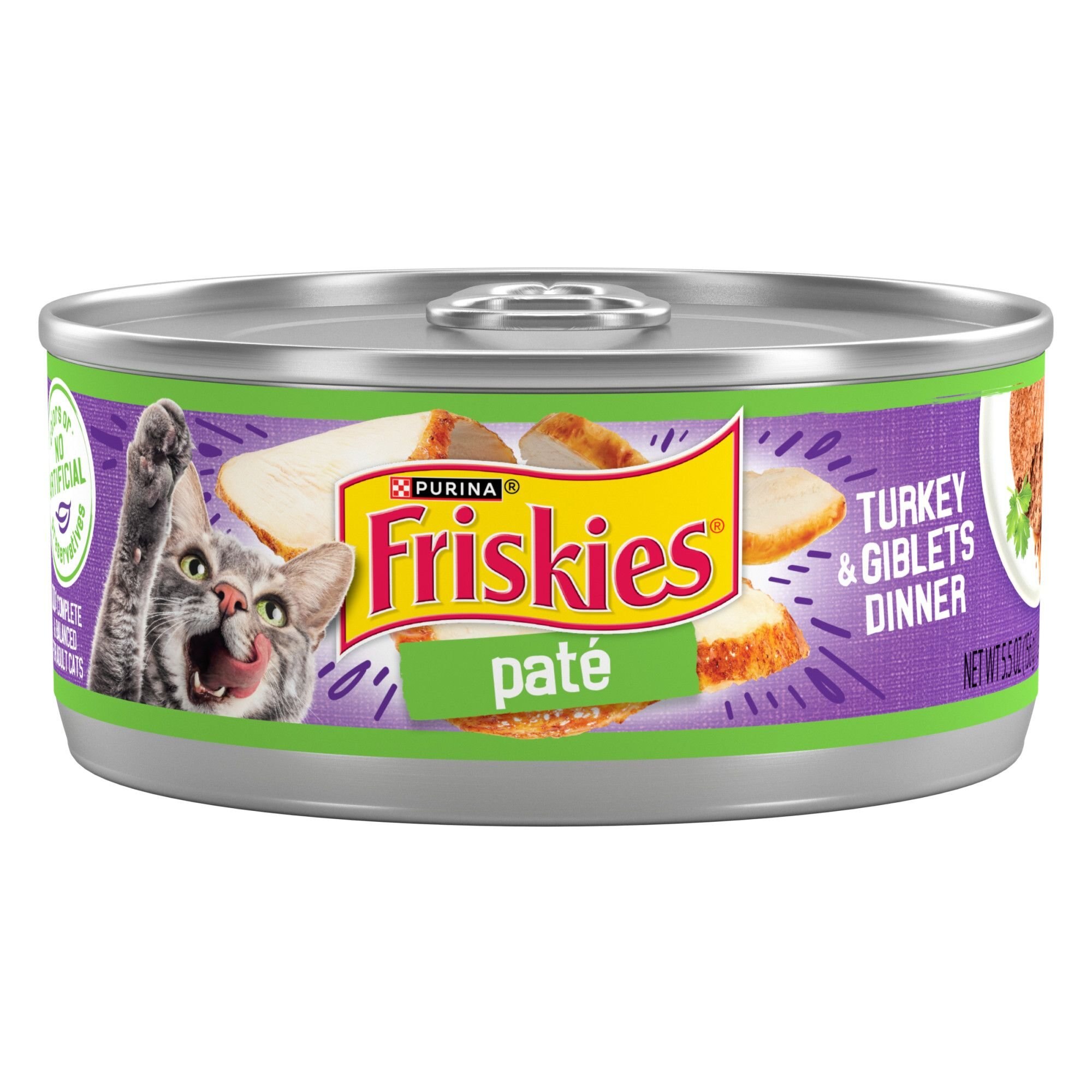 Friskies Special Diet Classic Pate Turkey & Giblets Dinner Canned Cat Food