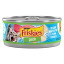 Friskies Classic Pate Ocean Whitefish & Tuna Dinner Canned Cat Food, 5.5-oz, case of 24