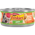 Friskies Classic Pate Chicken & Tuna Dinner Canned Cat Food, 5.5-oz, case of 24