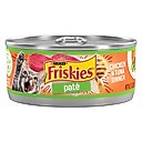 Friskies Classic Pate Chicken & Tuna Dinner Canned Cat Food, 5.5-oz, case of 24
