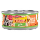 Friskies Classic Pate Chicken & Tuna Dinner Canned Cat Food, 5.5-oz, case of 24