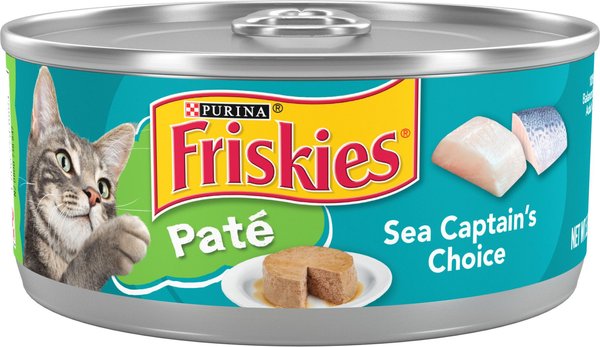 Friskies Classic Pate Sea Captain's Choice Canned Cat Food, 5.5-oz, case of 24 slide 1 of 10