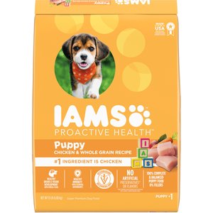 Iams ProActive Health Smart Puppy Original Dry Dog Food, 15-lb bag, bundle of 2