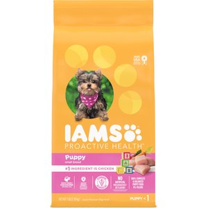 Iams ProActive Health Smart Puppy Small & Toy Breed Dry Dog Food, 7-lb bag, bundle of 2