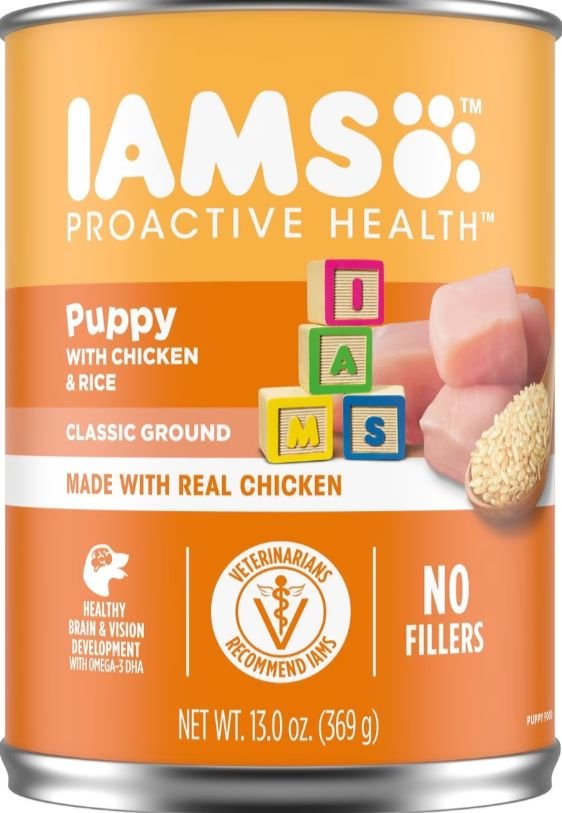 Iams proactive health adult with lamb hotsell & rice pate canned dog food