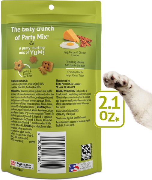 Show full view: Friskies Party Mix Morning Munch Crunch Flavor Crunchy Cat Treats, 2.1-oz bag slide 2 of 11