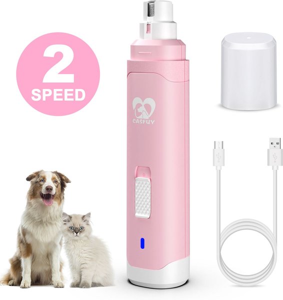 Amazon.com: DEELOKI Dog Nail Grinder with LED Light Upgraded 2 Speeds  Painless Pet Dog Nail Trimmers and Clipper Super Quiet Best Cat Dog Nail  Clipper Kit for Large Small Dogs Pets Cats