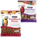 ZuPreem FruitBlend with Natural Fruit Flavors Daily + Pure Fun Large Bird Dry Food