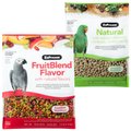 ZuPreem FruitBlend Flavor with Natural Flavors Daily + Natural Daily Parrot & Conure Bird Food