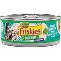 Friskies Indoor Saucy Seafood Bake Canned Cat Food, 5.5-oz, case of 24
