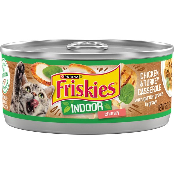 FRISKIES Indoor Variety Pack Canned Cat Food, 5.5-oz, case of 24 ...