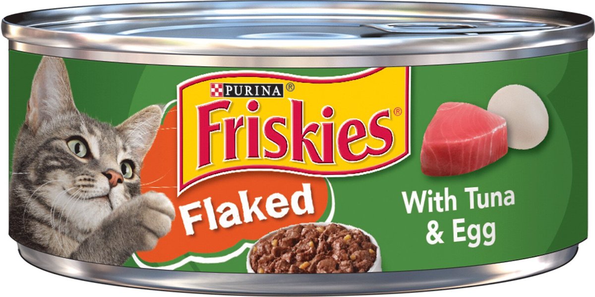 Friskies flaked with tuna sales and egg