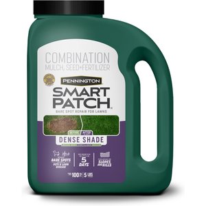 Pennington Smart Patch Dense Shade Mix Dog Lawn-Treatment & Grass Saver, 5-lb jug