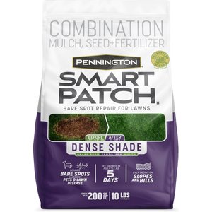 Pennington Smart Patch Dense Shade Mix Dog Lawn-Treatment & Grass Saver, 10-lb bag
