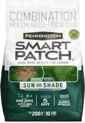 Pennington Smart Patch Sun & Shade Mix Dog Lawn-Treatment & Grass Saver, 10-lb bag