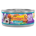 Friskies Tasty Treasures Pate Liver, Turkey & Chicken Wet Cat Food, 5.5-oz can, case of 24