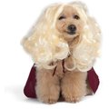 Disney Hocus Pocus Halloween Sarah Sanderson Cape & Pet Wig Dog Costume with PVC Bag & Insert Card, X-Large