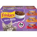 Friskies Meaty Bits Variety Pack Canned Cat Food, 5.5-oz, case of 24