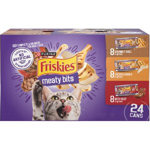 FRISKIES Fish A Licious Variety Pack Canned Cat Food 5.5 oz case