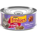 Friskies Prime Filets Turkey Dinner in Gravy Canned Cat Food, 5.5-oz, case of 24