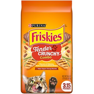 FRISKIES Ocean Favorites with Natural Salmon Dry Cat Food 3.15 lb