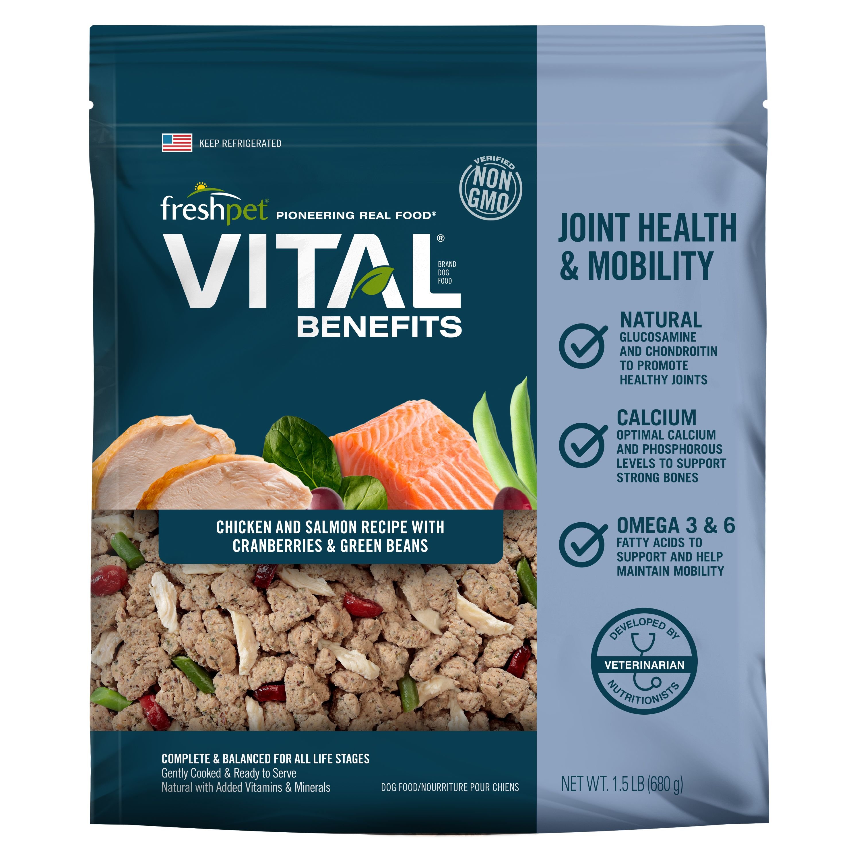 FRESHPET Vital Benefits Joint Health Mobility Fresh Dog Food