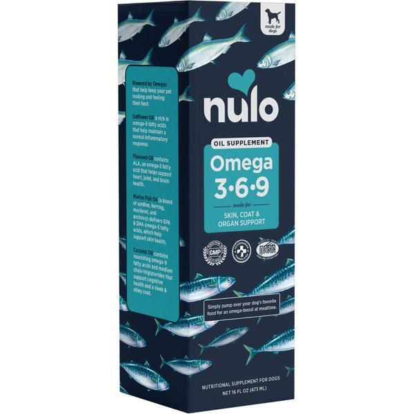 NULO Omega 369 Fish Oil for Dogs & Puppies, 16oz bottle